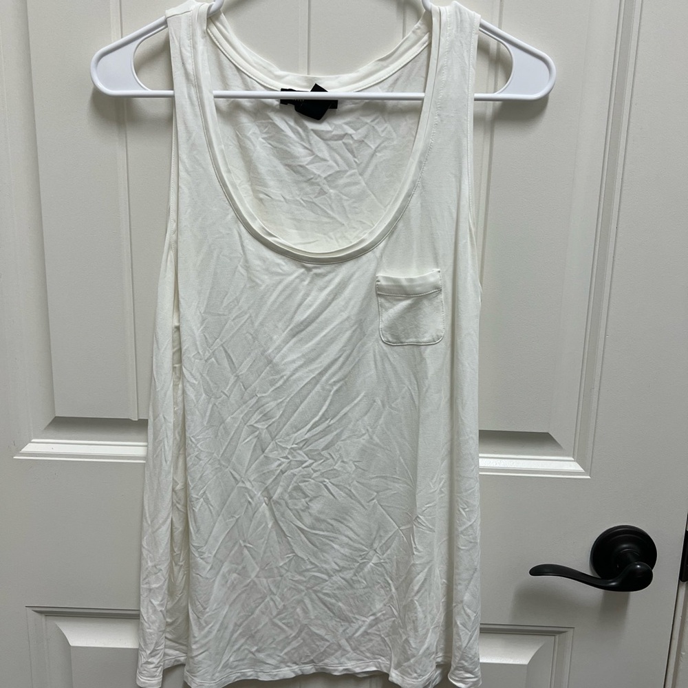 White Sleeveless Women's Top